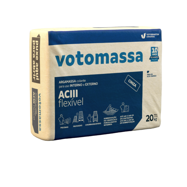 ARGAMASSA VOTOMASSA ACIII CINZA 20KG